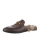 Gucci Horsebit Accent Leather Mules