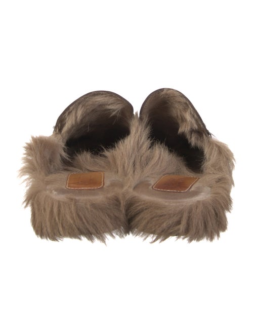 Gucci Horsebit Accent Leather Mules