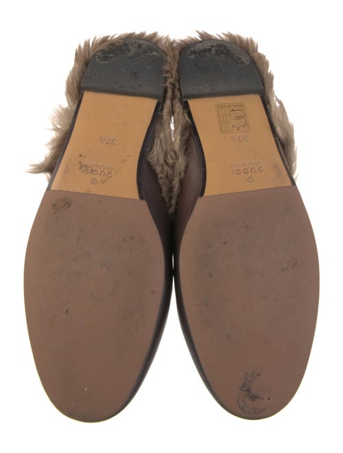 Gucci Horsebit Accent Leather Mules