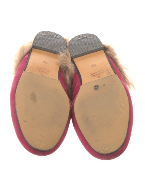 Gucci Horsebit Accent Velvet Mules