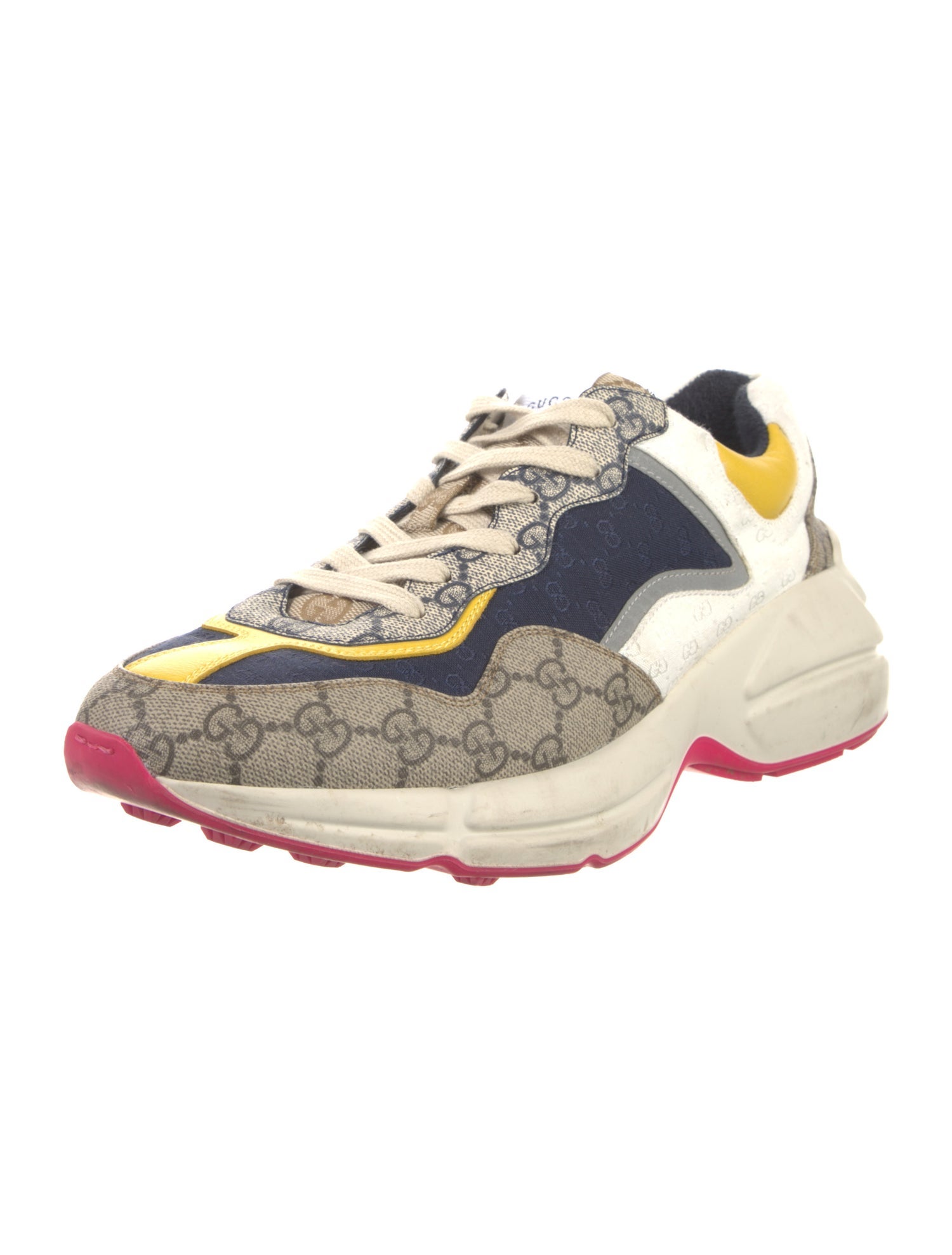 Gucci Microguccissima Pattern Chunky Sneakers