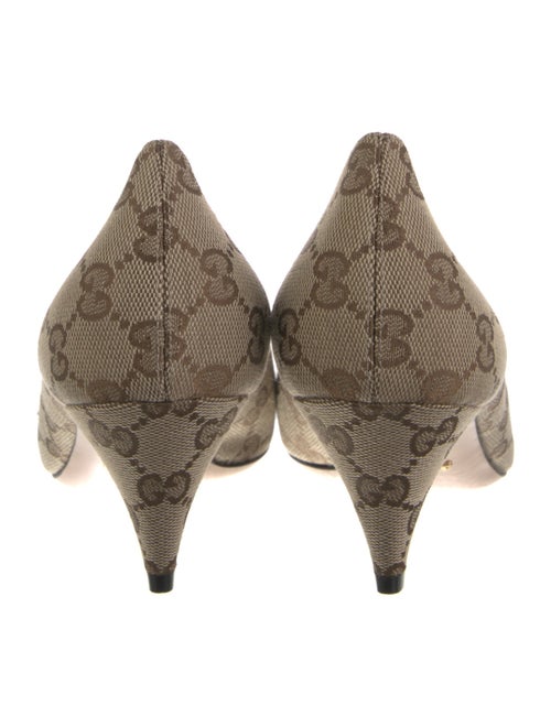 Gucci GG Canvas Canvas D'Orsay Pumps