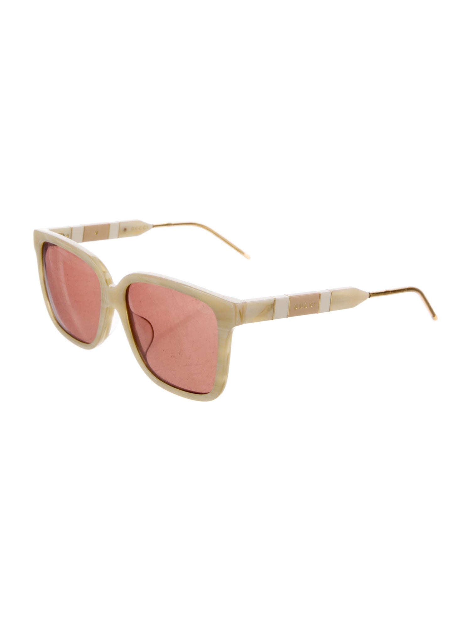 Gucci Interlocking G Logo Square Sunglasses
