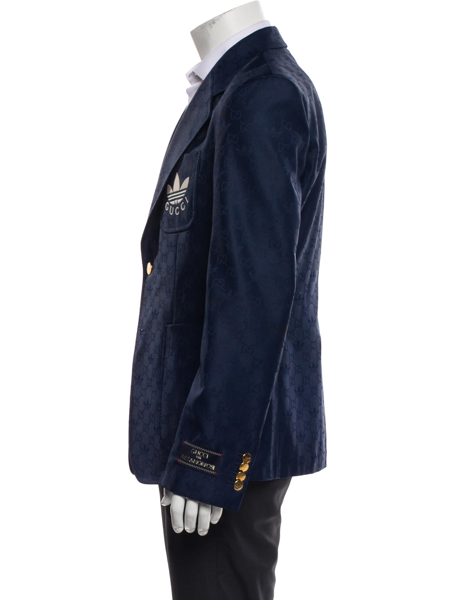 Gucci x Adidas Printed Blazer