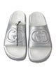 Gucci Interlocking G Logo Rubber Slides