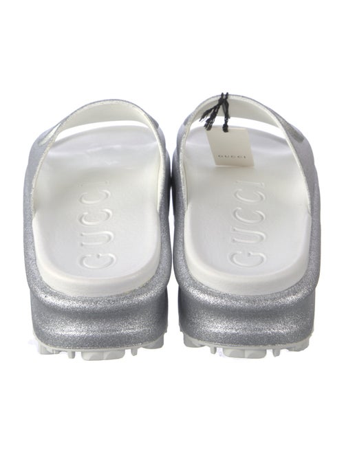 Gucci Interlocking G Logo Rubber Slides