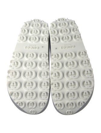 Gucci Interlocking G Logo Rubber Slides