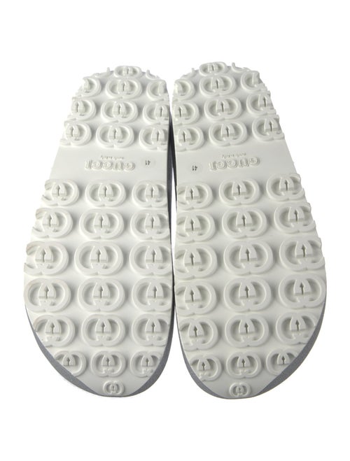 Gucci Interlocking G Logo Rubber Slides