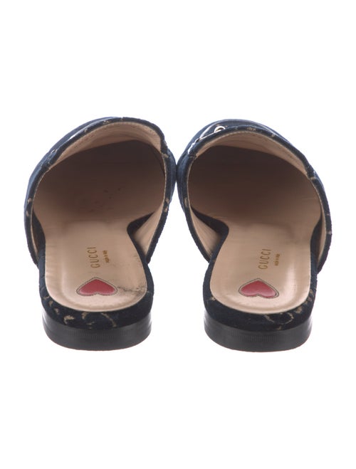 Gucci Horsebit Accent Velvet Mules