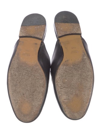 Gucci Horsebit Accent Leather Mules