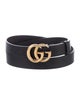 Gucci Double G Logo Leather Waist Belt