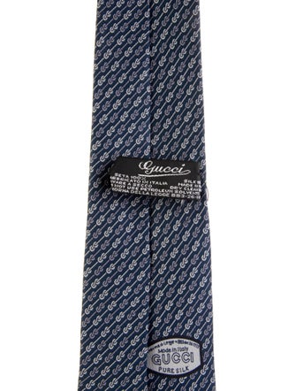 Gucci Patterned Silk Tie