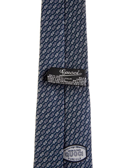 Gucci Patterned Silk Tie