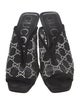 Gucci GG Logo Mesh Mules