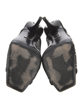 Gucci GG Logo Mesh Mules