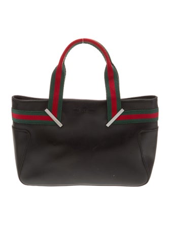Gucci Web Top Handle Bag