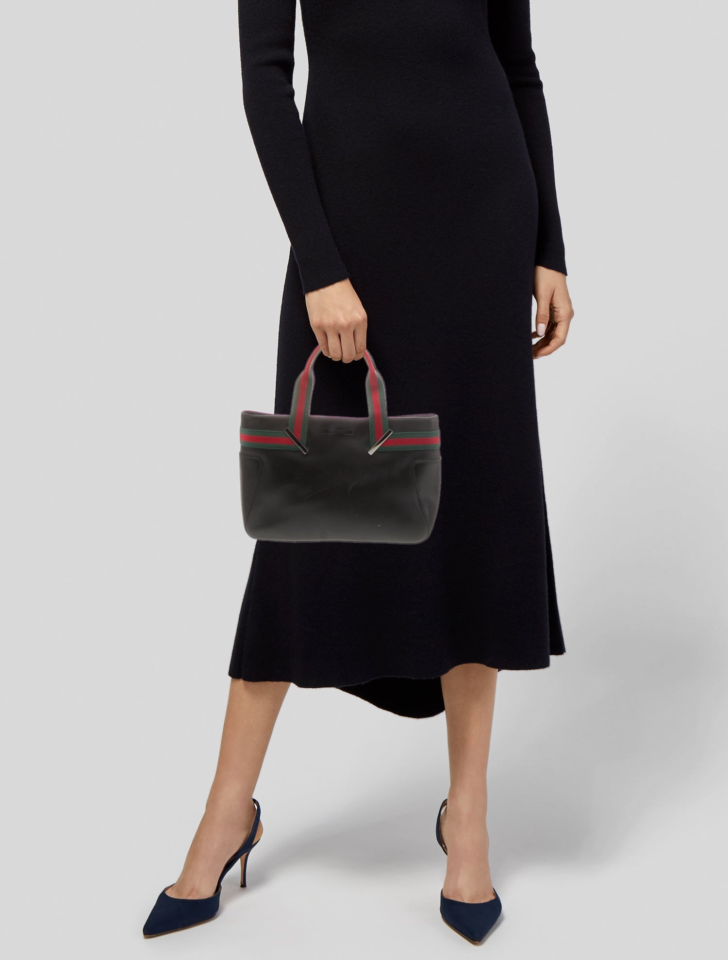 Gucci Web Top Handle Bag