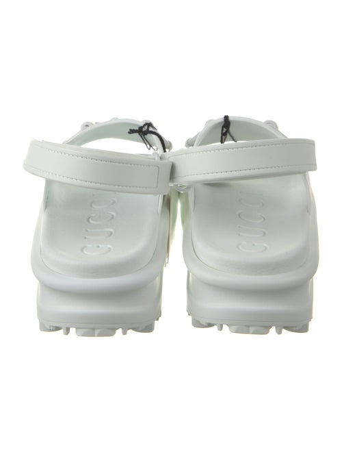 Gucci Rubber Slingback Sandals