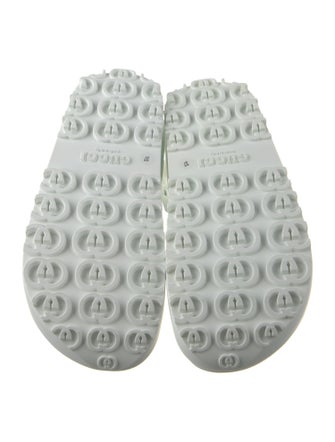 Gucci Rubber Slingback Sandals