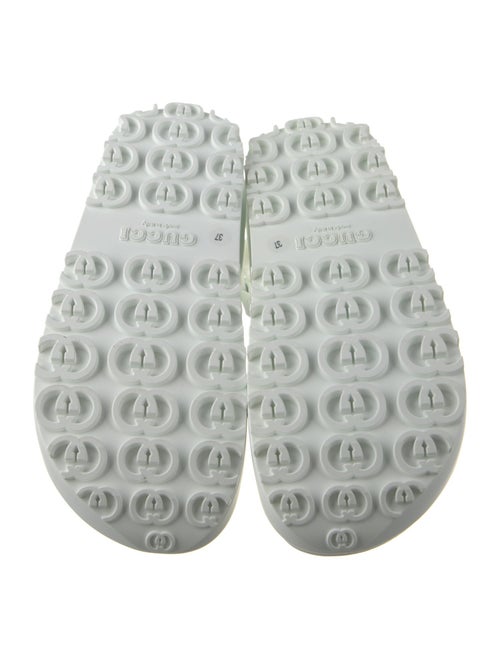 Gucci Rubber Slingback Sandals