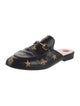 Gucci Leather Printed Mules