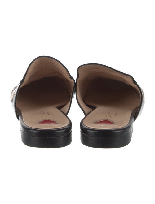 Gucci Leather Printed Mules