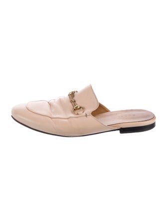 Gucci Horsebit Accent Leather Mules