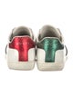 Gucci Web Accent Leather Sneakers