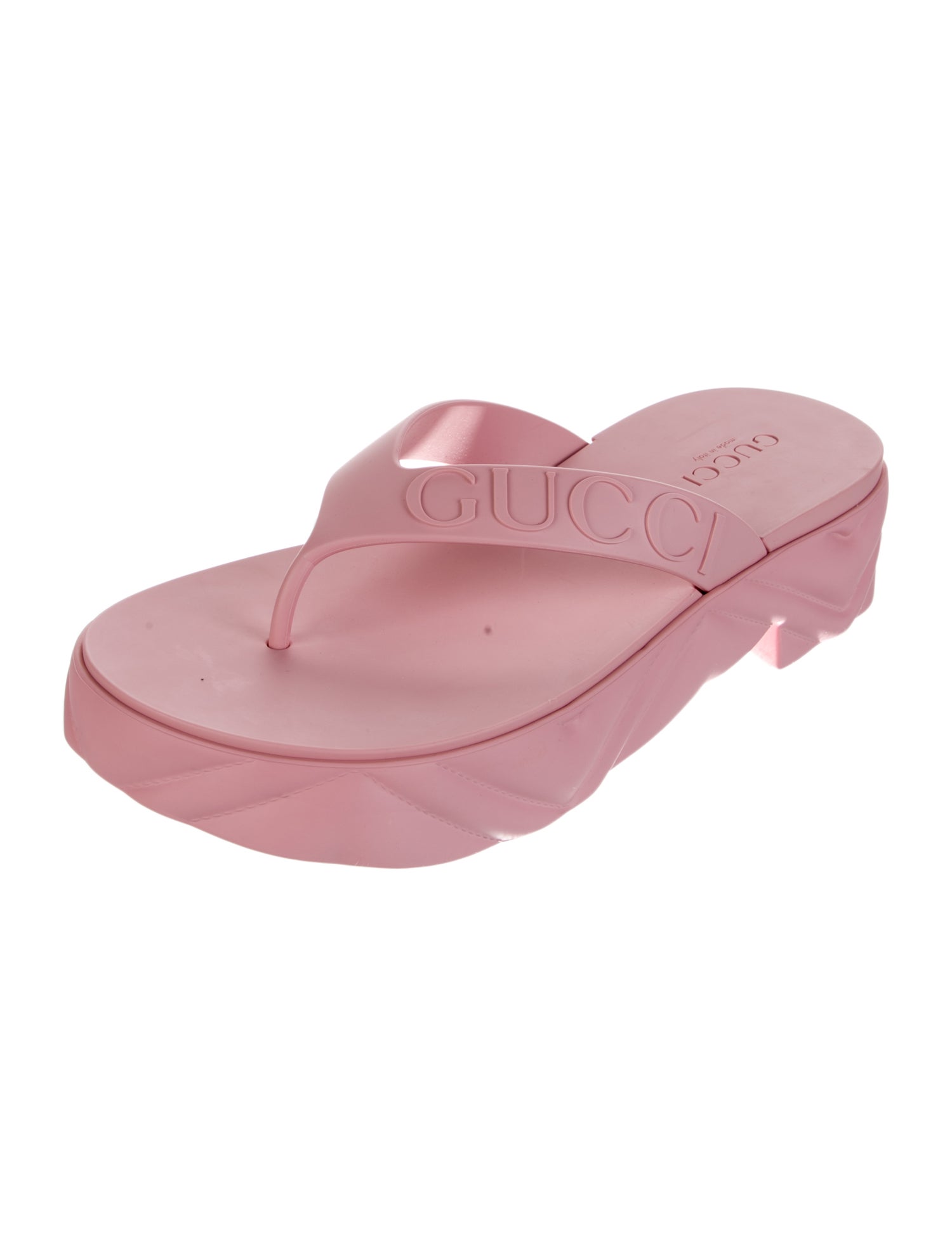 Gucci Rubber Flip Flops