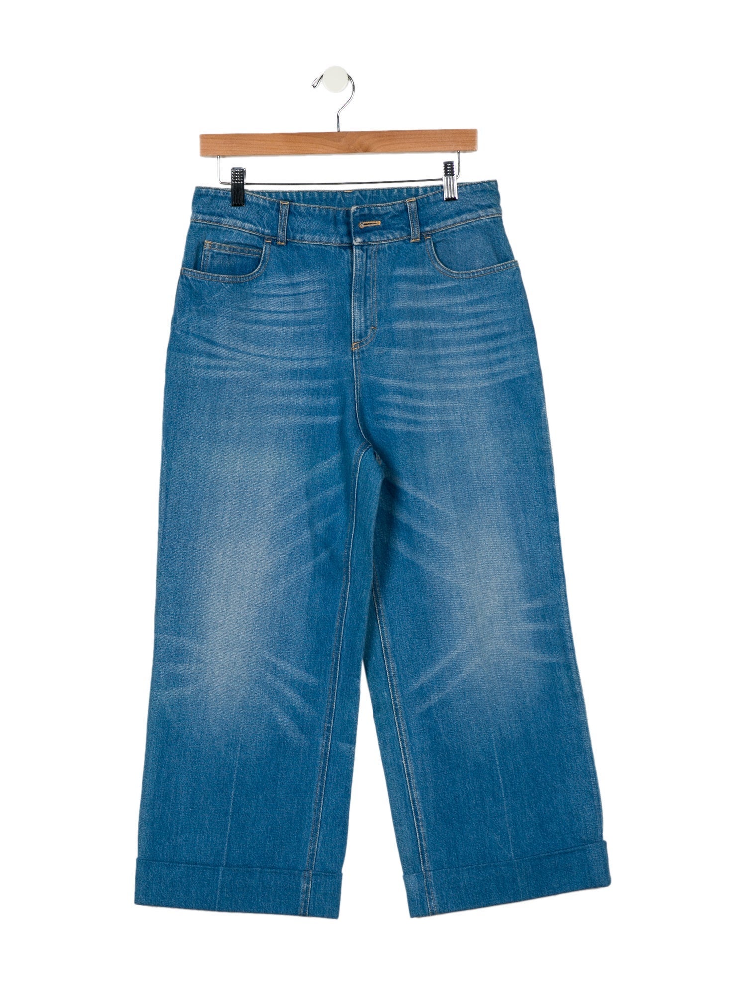 Gucci High-Rise Wide Leg Jeans