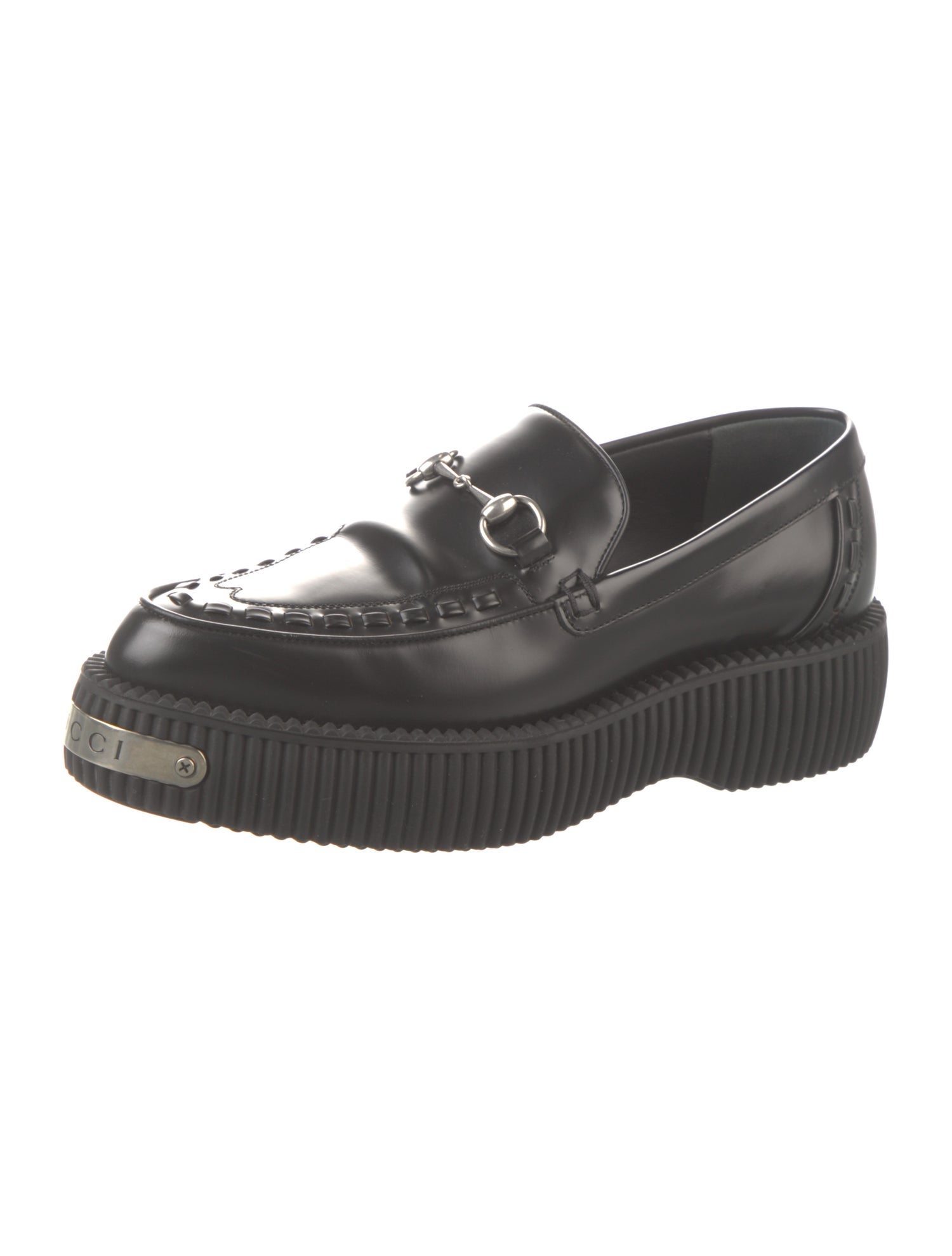 Gucci Dionysus Accent Leather Loafers