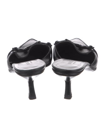 Gucci Horsebit Accent Leather Mules