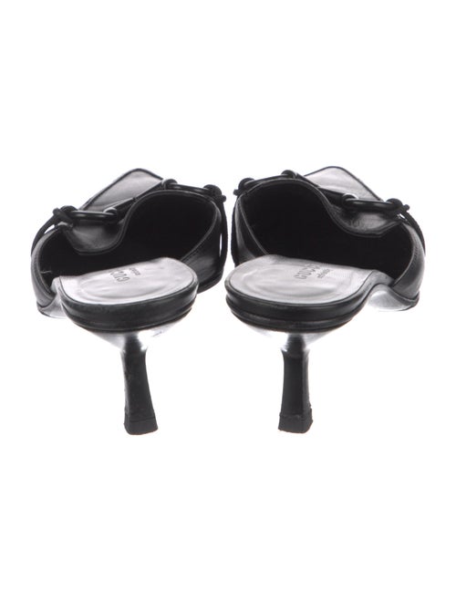 Gucci Horsebit Accent Leather Mules