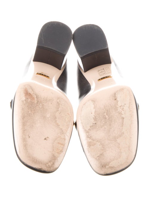 Gucci Sylvie Web Accent Leather Pumps