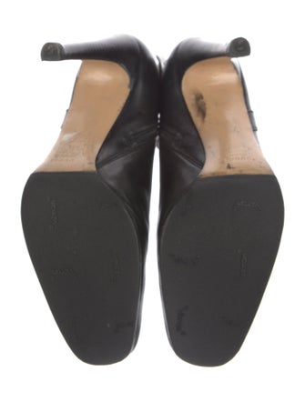 Gucci Interlocking G Logo Leather Boots