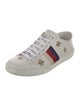 Gucci Sylvie Web Accent Leather Sneakers