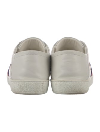 Gucci Sylvie Web Accent Leather Sneakers