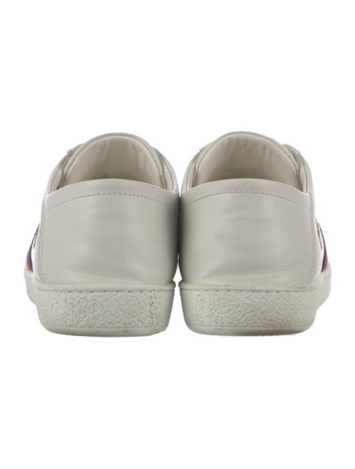 Gucci Sylvie Web Accent Leather Sneakers