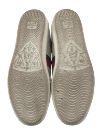 Gucci Sylvie Web Accent Leather Sneakers