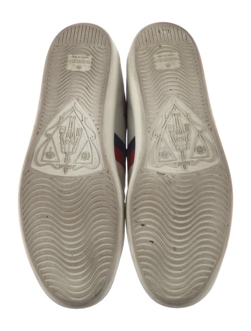 Gucci Sylvie Web Accent Leather Sneakers