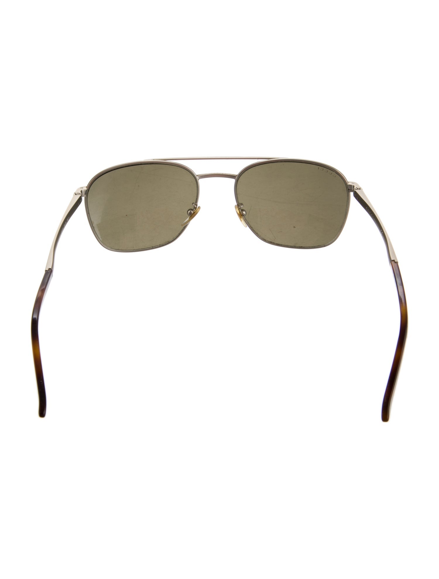 Gucci Web Accent Aviator Sunglasses