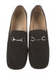 Gucci Horsebit Accent Canvas Pumps