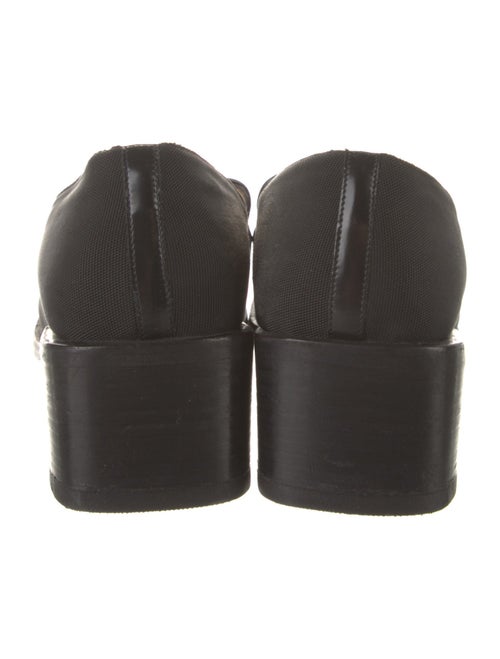 Gucci Horsebit Accent Canvas Pumps