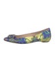 Gucci Dionysus Accent Floral Print Flats