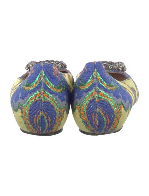 Gucci Dionysus Accent Floral Print Flats