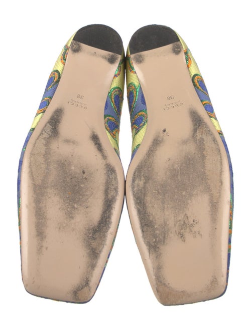 Gucci Dionysus Accent Floral Print Flats