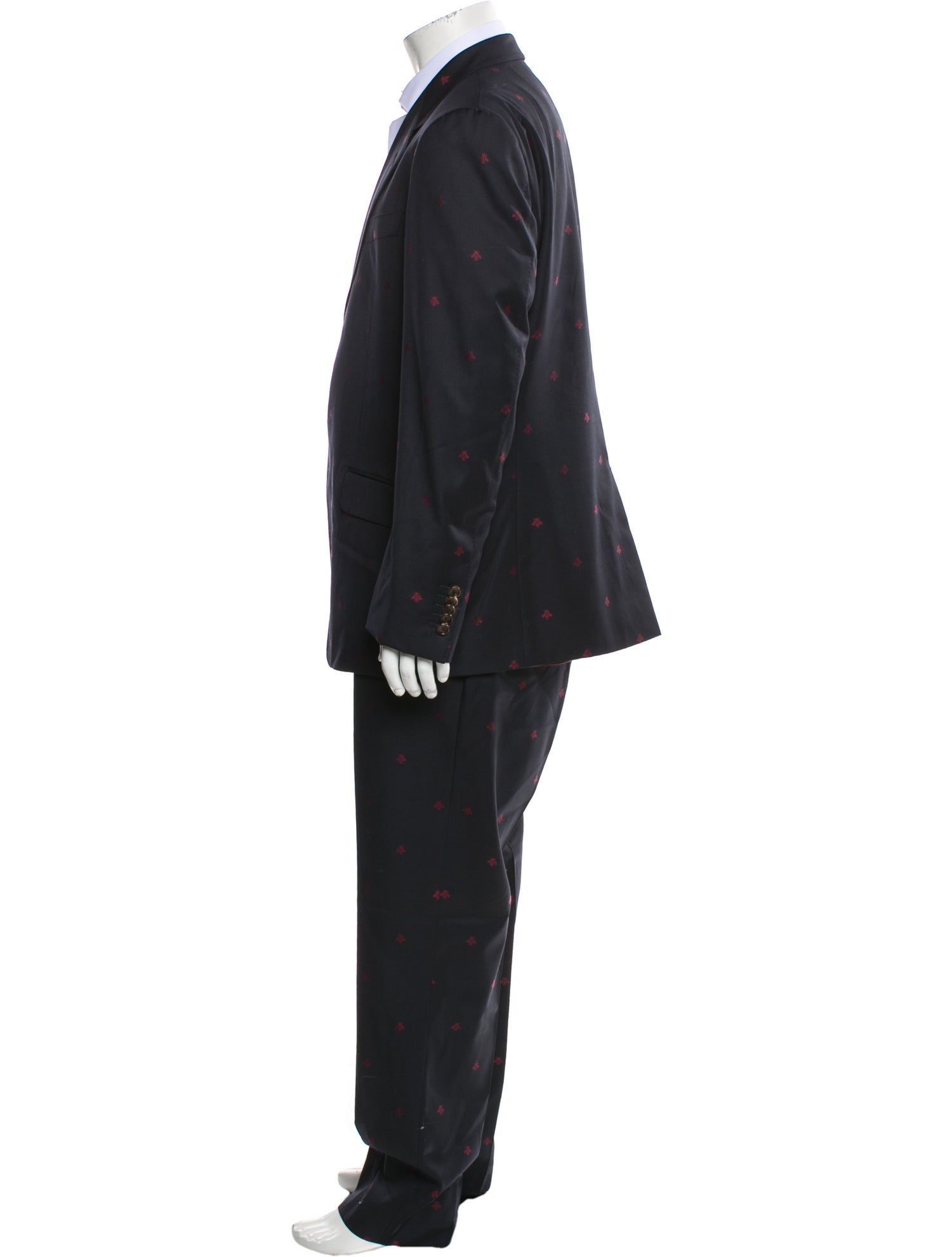 Gucci Wool Printed Two-Piece Tuxedo