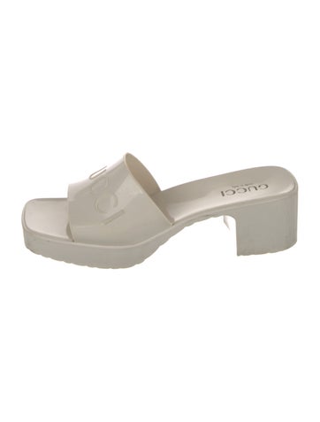 Gucci Sandals Rubber Slides IT 39 | 9