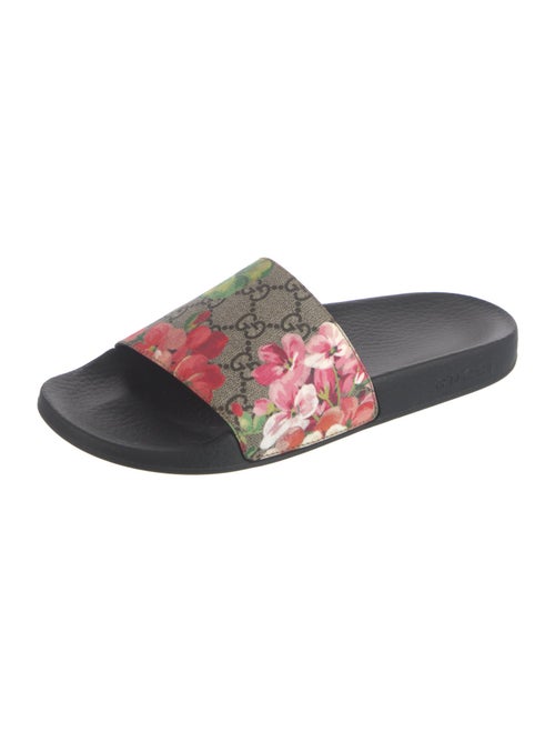 Gucci Flora Print Slides