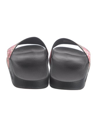 Gucci Flora Print Slides